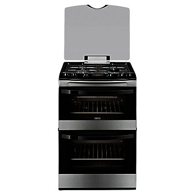 Zanussi ZCG63200XA Gas Cooker, Stainless Steel Stainless Steel